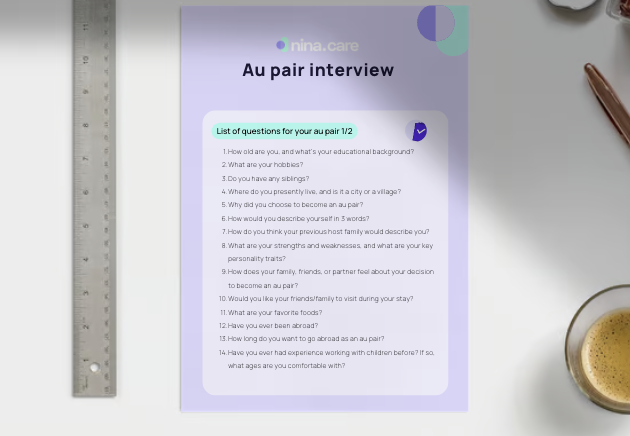 au pair interview video call questions au pair agency nanny nina