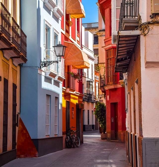 Find an au pair job in Spain and visit these colorful villages like in the photo yourself