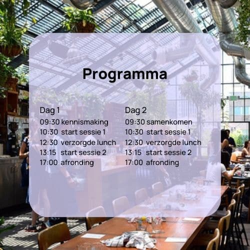 Programma training zelfvertrouwen en persoonlijk leiderschap