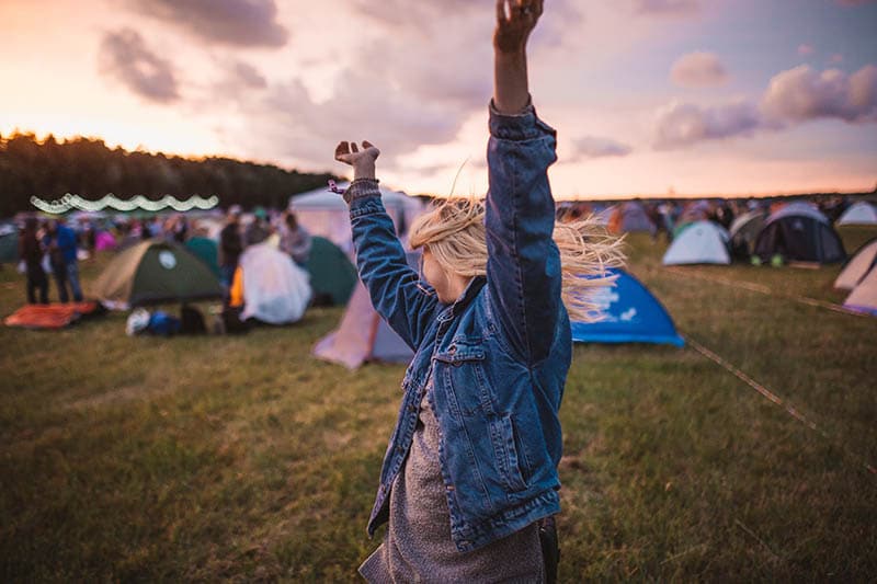 werken op een festival is een geliefd bijbaantje