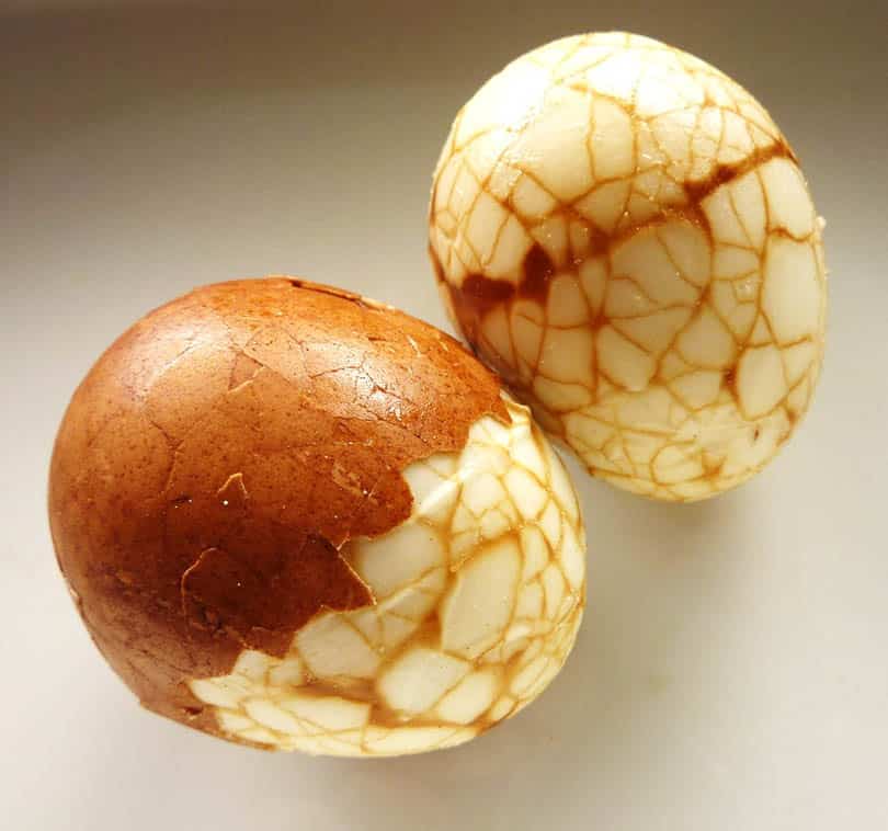 gemarmerde eieren 