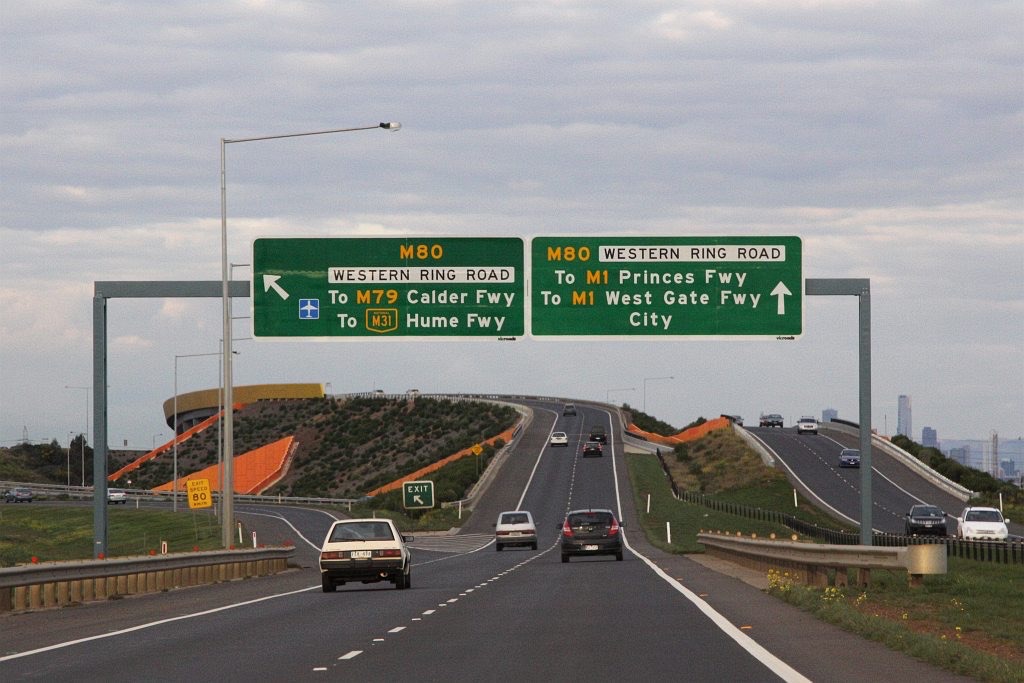 snelweg in australie