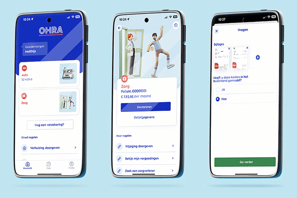OHRA app screenshot